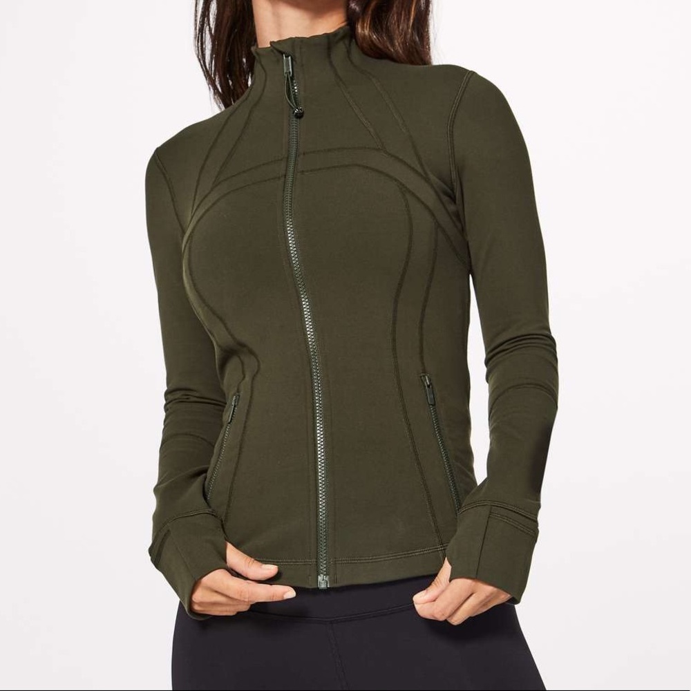 lululemon dark olive define jacket